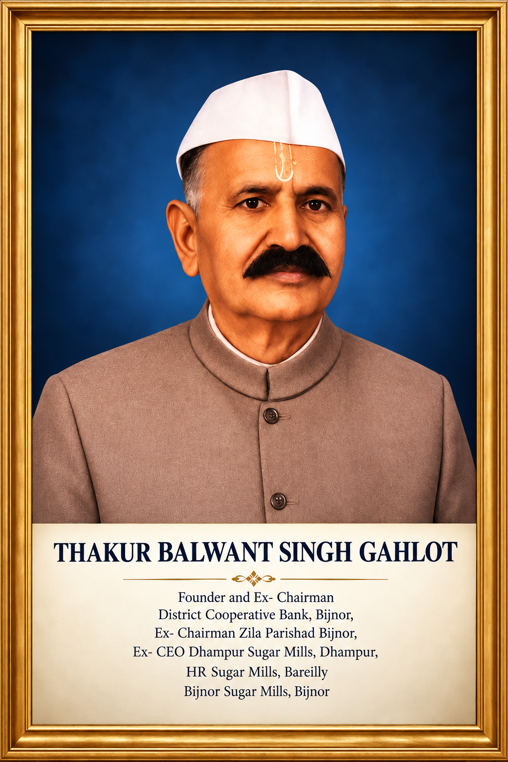 Late Thakur Balwant Singh Gahlot